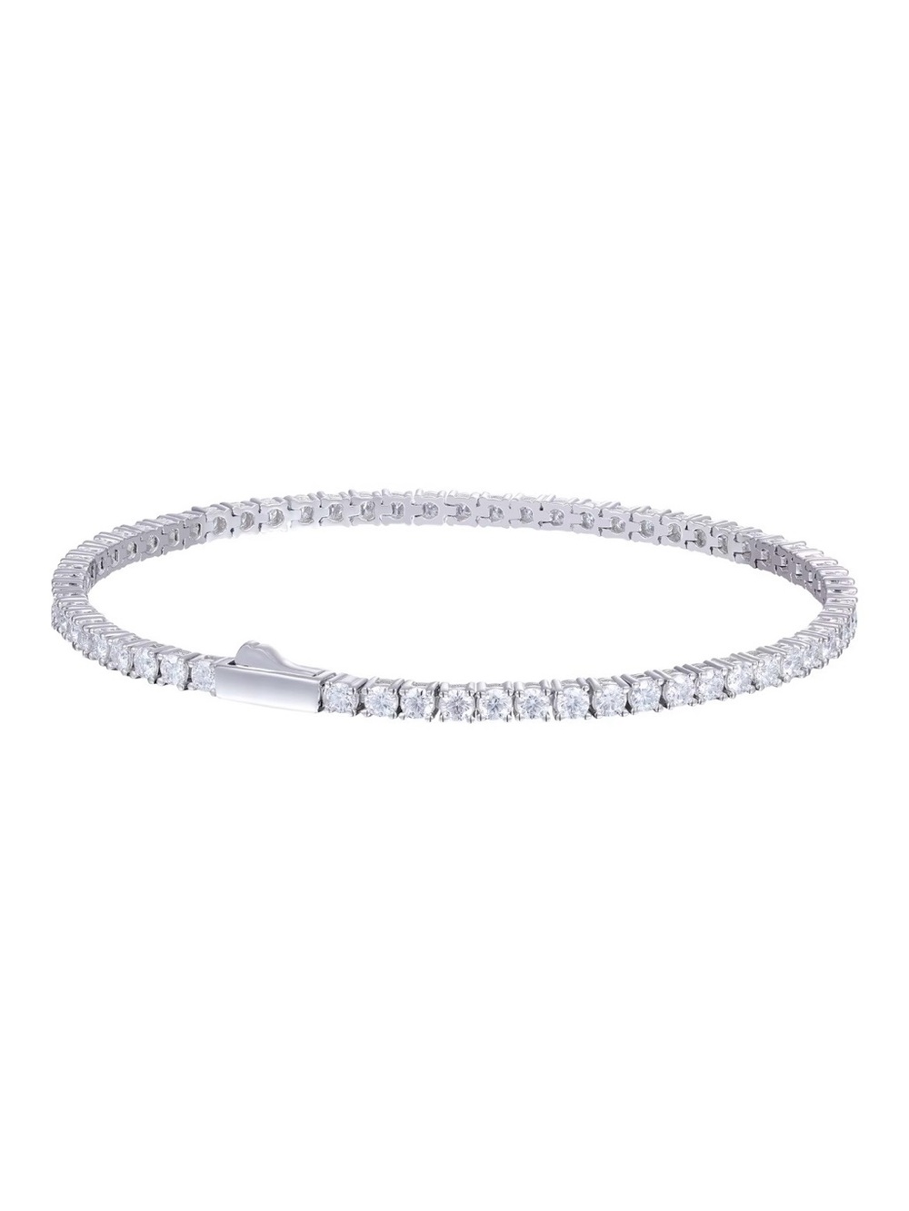 6” 4.50 CTW Moissanite Tennis Bracelet | S925 White Gold